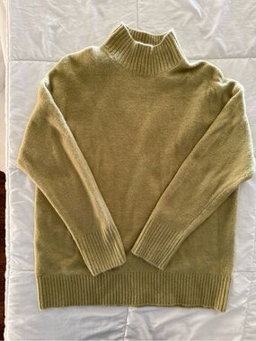 Cozy Olive Green Turtleneck Sweater